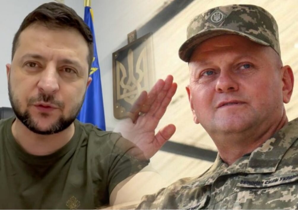 Залужный и Зеленский