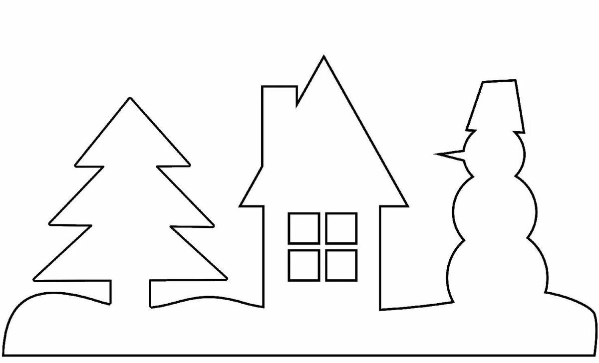 трафареты на окна домики. новогодние домики на окна. вытынанки на новый год 2024 домики шаблоны. украшения на окна домики. вытанки домик.