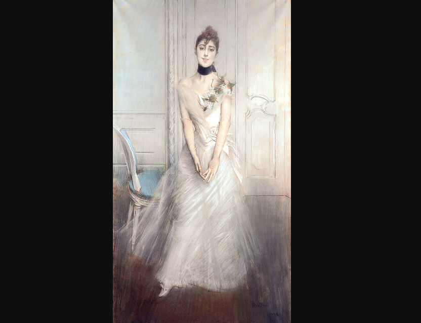 Джованни Больдини. "Портрет Эмилианы Конча", пастель, 