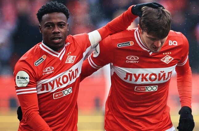 Квинси Промес и Александр Соболев авторы забитых мячей.