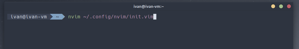 Откртие конфига