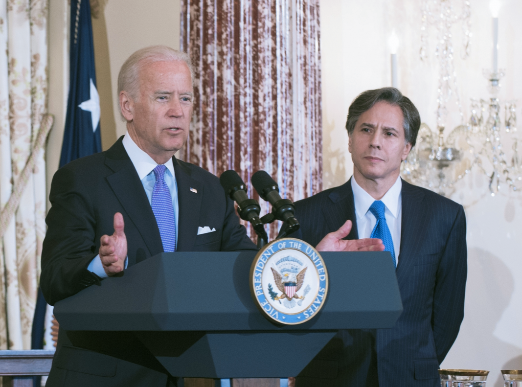 Из открытых источников в интернете. Президент США Джо Байден и Госсекретарь США Э.Блинкен.