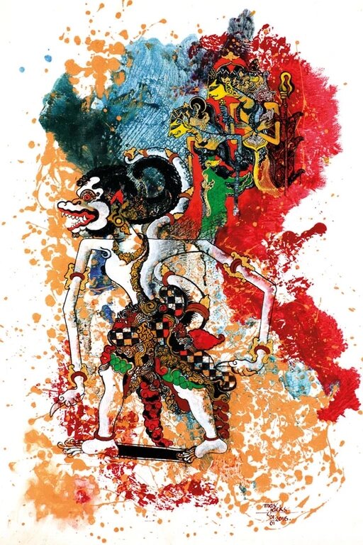  Батара Гуру. Рисунок: mutualart.com 