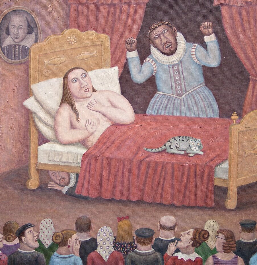 Владимир Любаров "Отелло собирается задушить Дездемону"