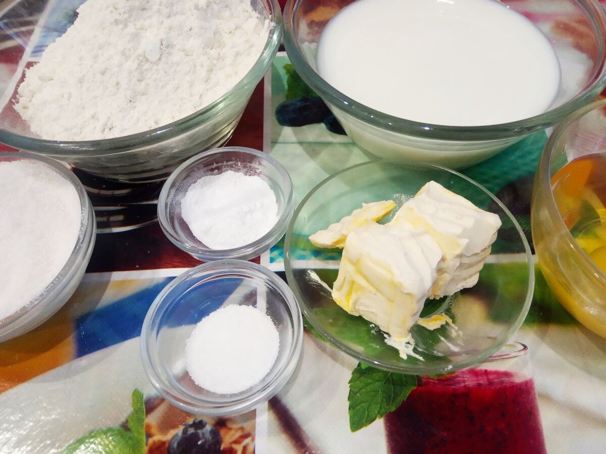 Ингредиенты для приготовления вафель