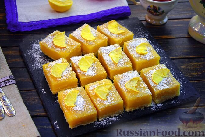 мука, сахарная пудра, масло сливочное, лимон, сахар, яйца