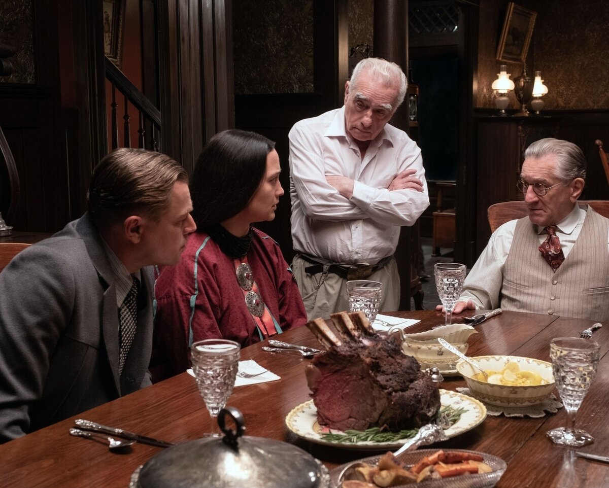 Кадр из фильма "Убийцы Цветочной Луны". 