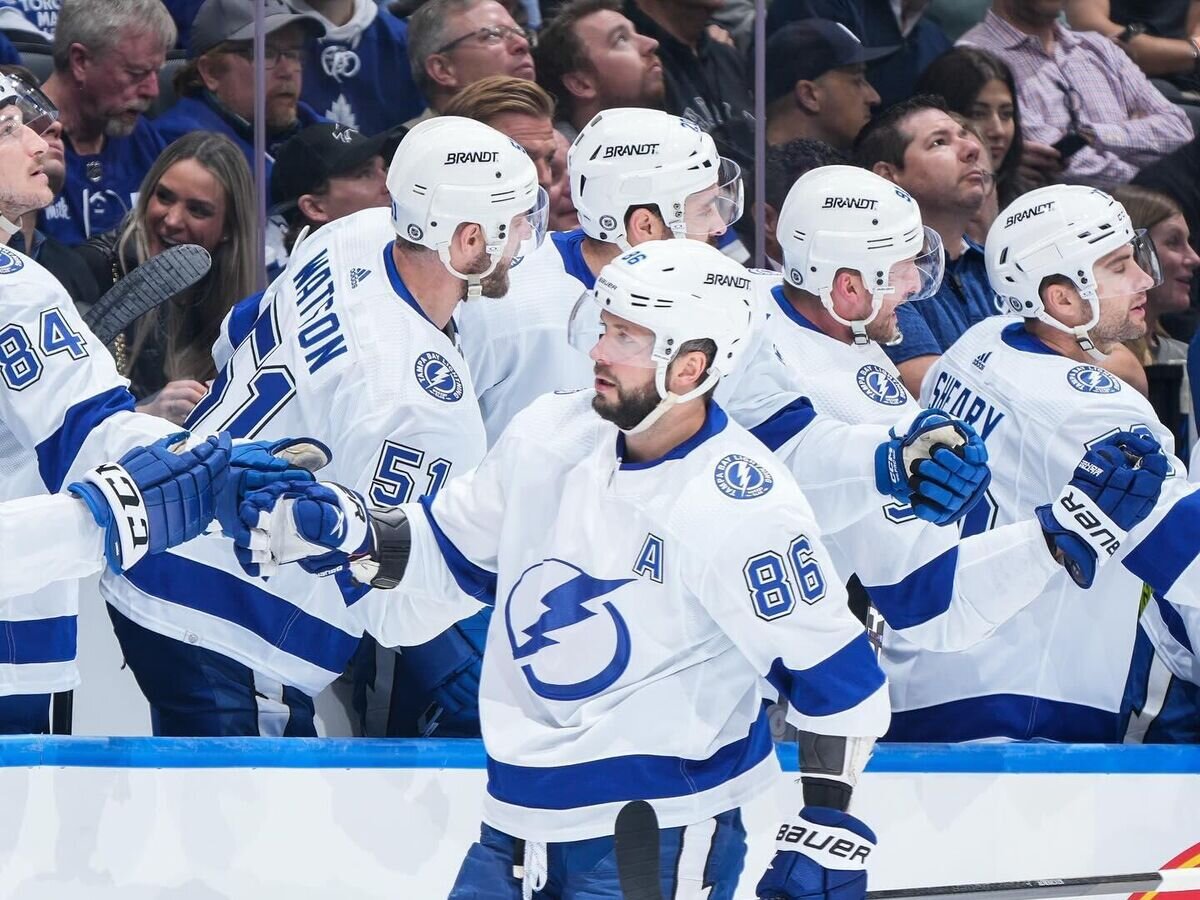    Хоккеист "Тампа-Бэй Лайтнинг" Никита Кучеров© Фото : Социальные сети НХЛ