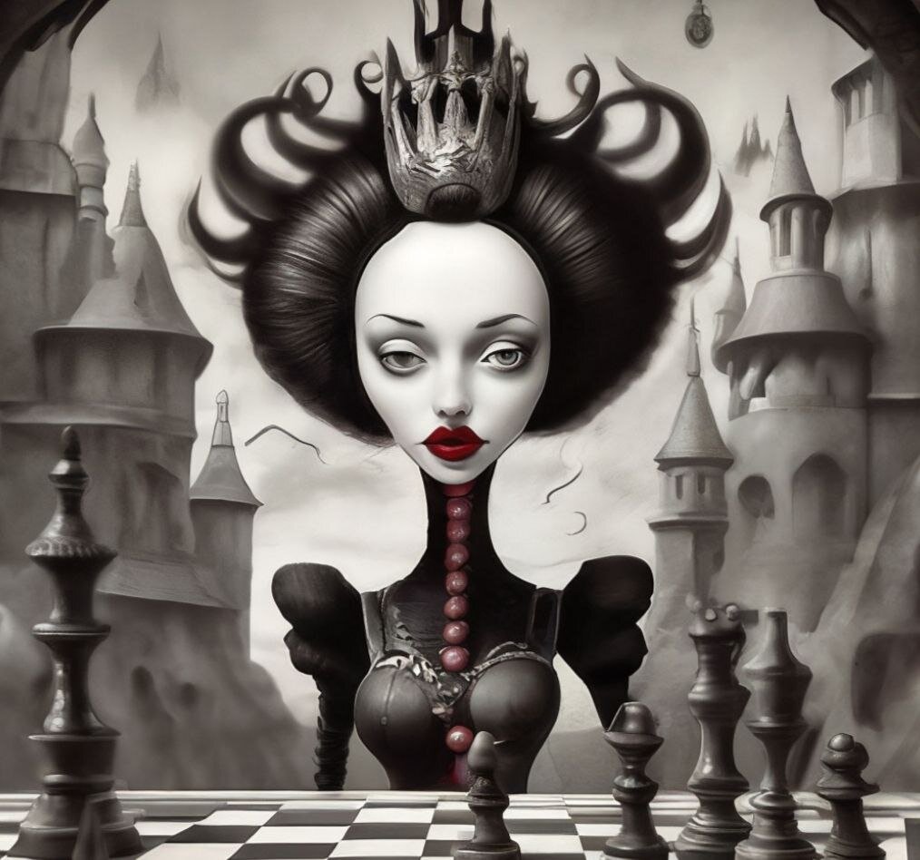 В стиле Tim Burton. Шедеврум