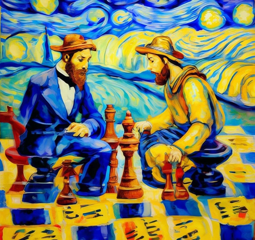 В стиле Ван Гога. Шедеврум