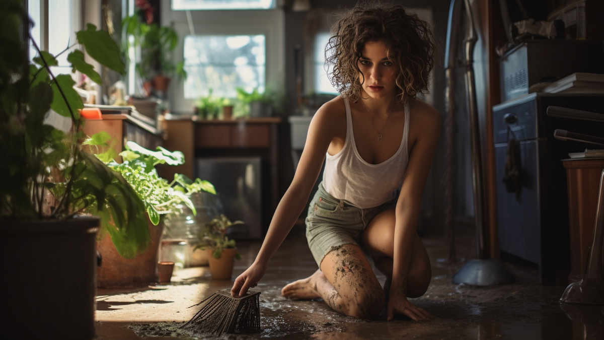    Эксперт рассказала, как вывести въевшуюся грязь с линолеума© News-hub NR / Сгенерировано нейросетью Midjourney