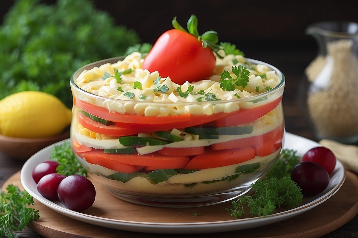 Салат нежность