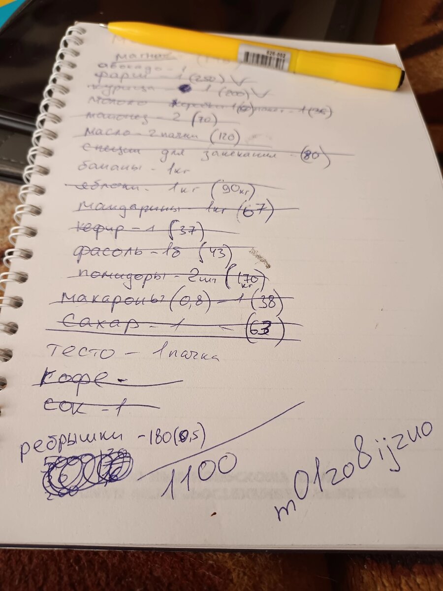 Мой список )). Впрочем он не помог - я вновь забыл купить заварку )