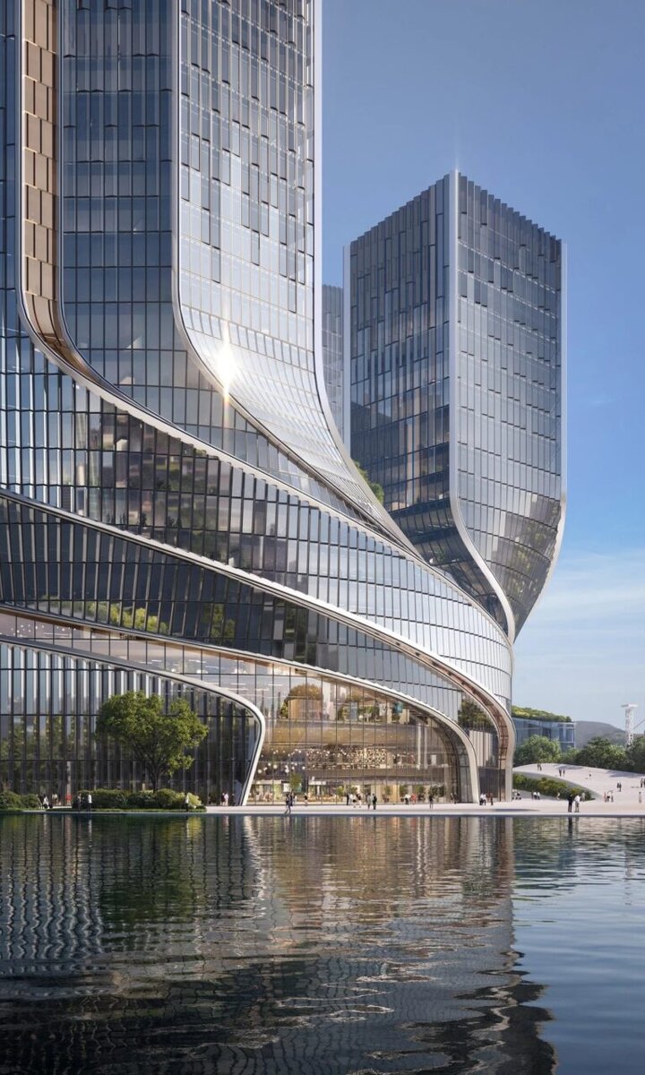    Проект Tencent Helix / © Büro Ole Scheeren