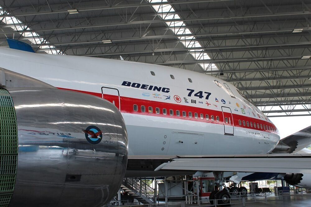 Музей авиации в Сиэтле. Первый из когда-либо построенных Boeing 747 служил испытательным стендом для усовершенствования систем самолетов и разработок новых двигателей для других моделей, включая В777. Фото: HollywoodGuard