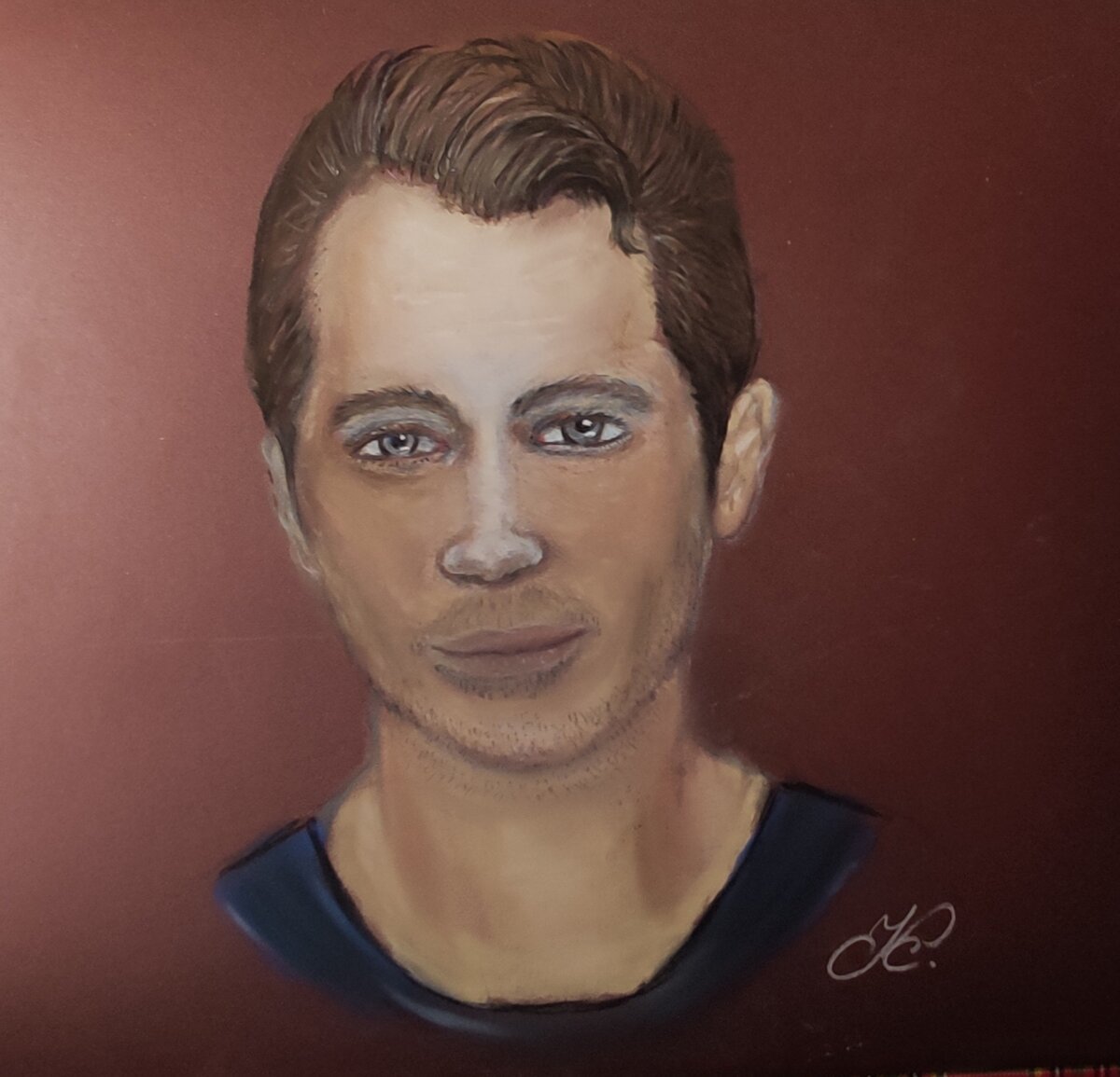 Сухая пастель Елена К. 11.12.23г. 