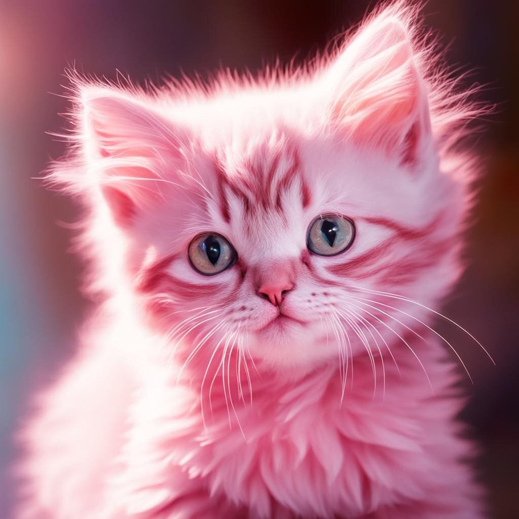 Розовые котики