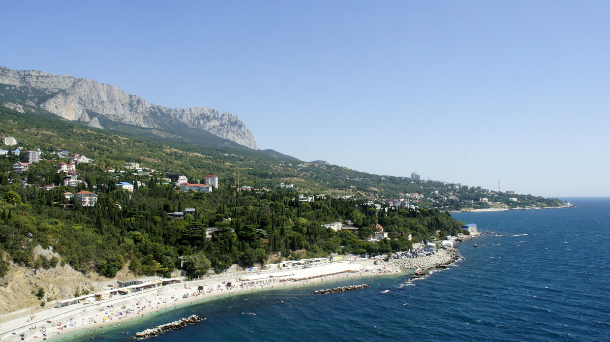 Вид со скалы Дива (п.Симеиз)