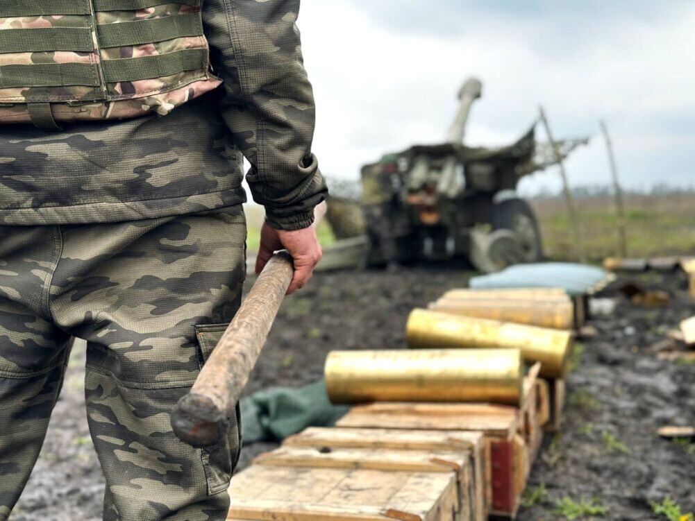 Российские артиллеристы на боевых позиция в зоне СВО. Источник: t.me/SolovievLive.
