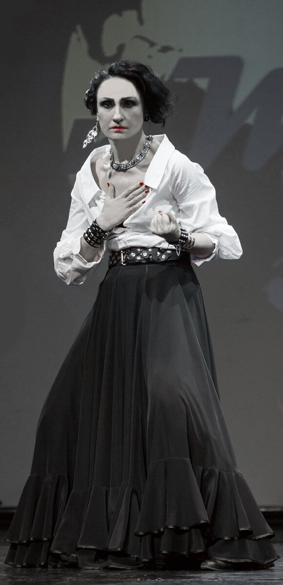 Фьюжн испанского танца и рока «Арагонес» в исполнении Qvarta Roma на фестивале «Танцы народов мира». Дом фламенко «Фламенкерия», 3 марта 2018 г.