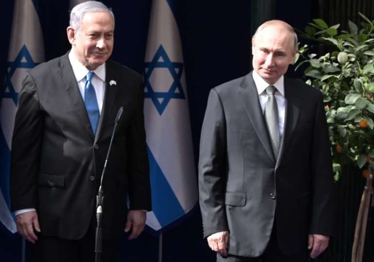 Президент РФ Владимир Путин и премьер-министр Израиля Биньямин Нетаньяху / РИА Новости