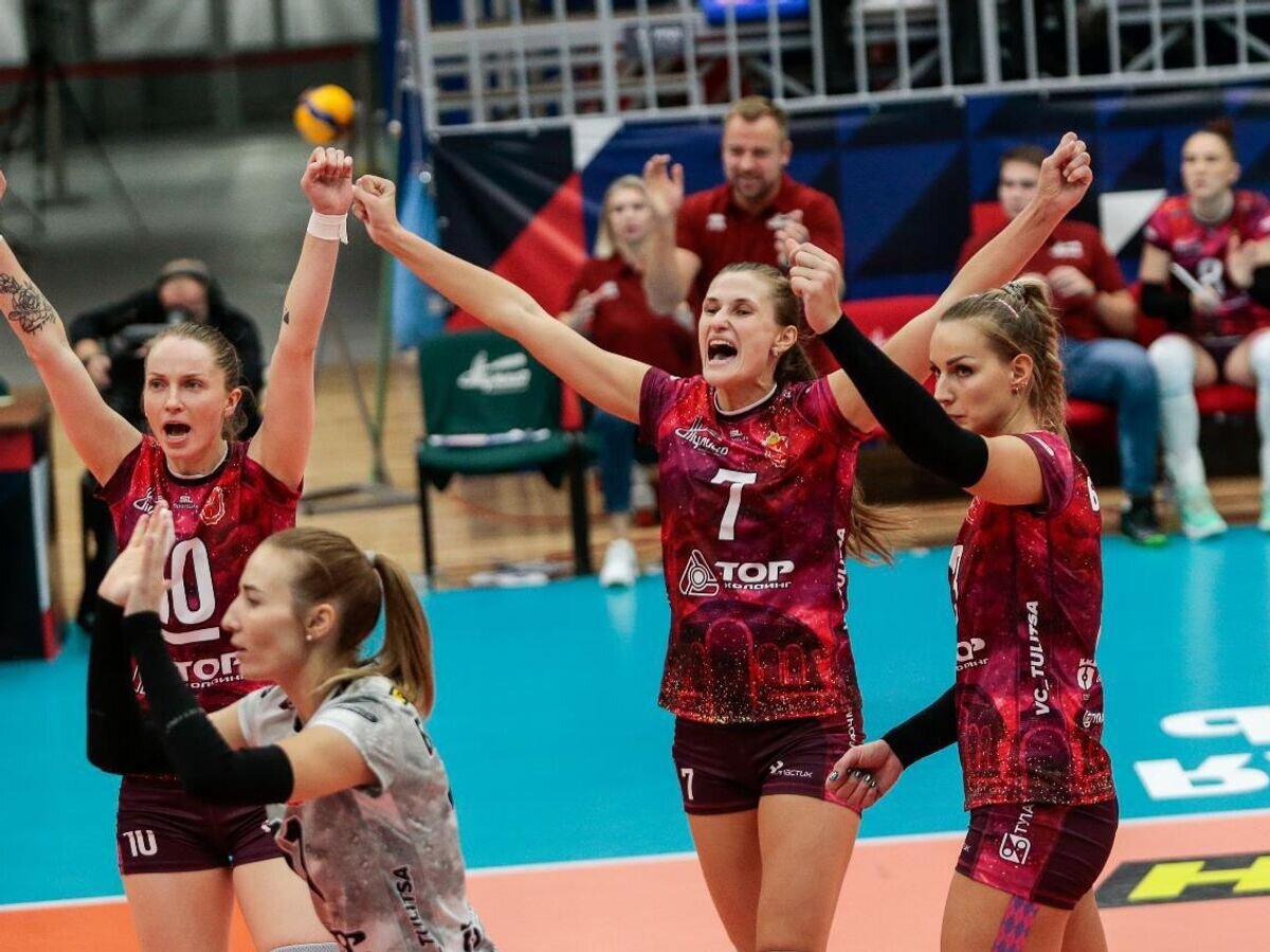    Волейболистки "Тулицы"© официальная страница ЖВК "Тулица" ВКонтакте