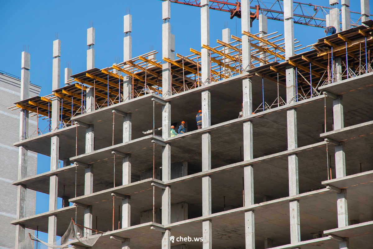 Сборно-монолитный каркас. Пример.