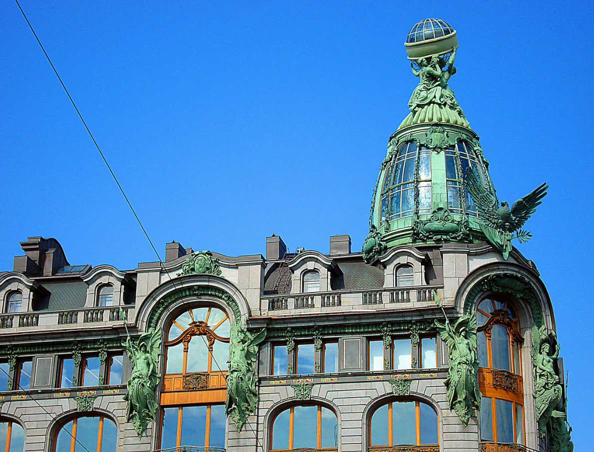 Дом зингера. Здание зингер спб. дом зингера в питере архитектор. модерн здание зингера в санкт петербурге.