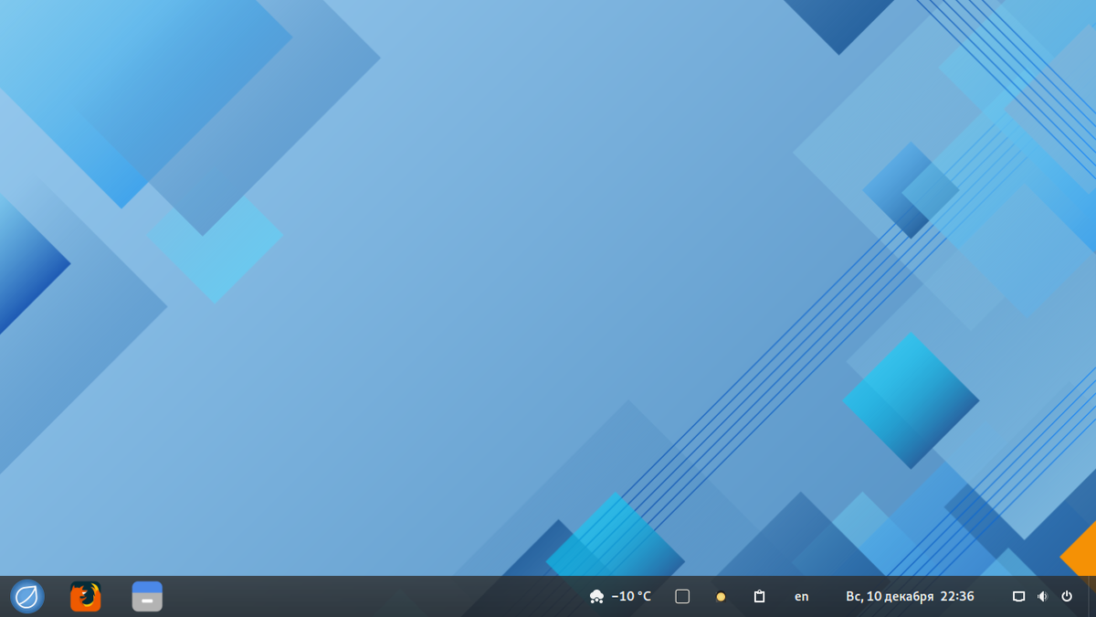 Общий вид ОС с оболочкой GNOME