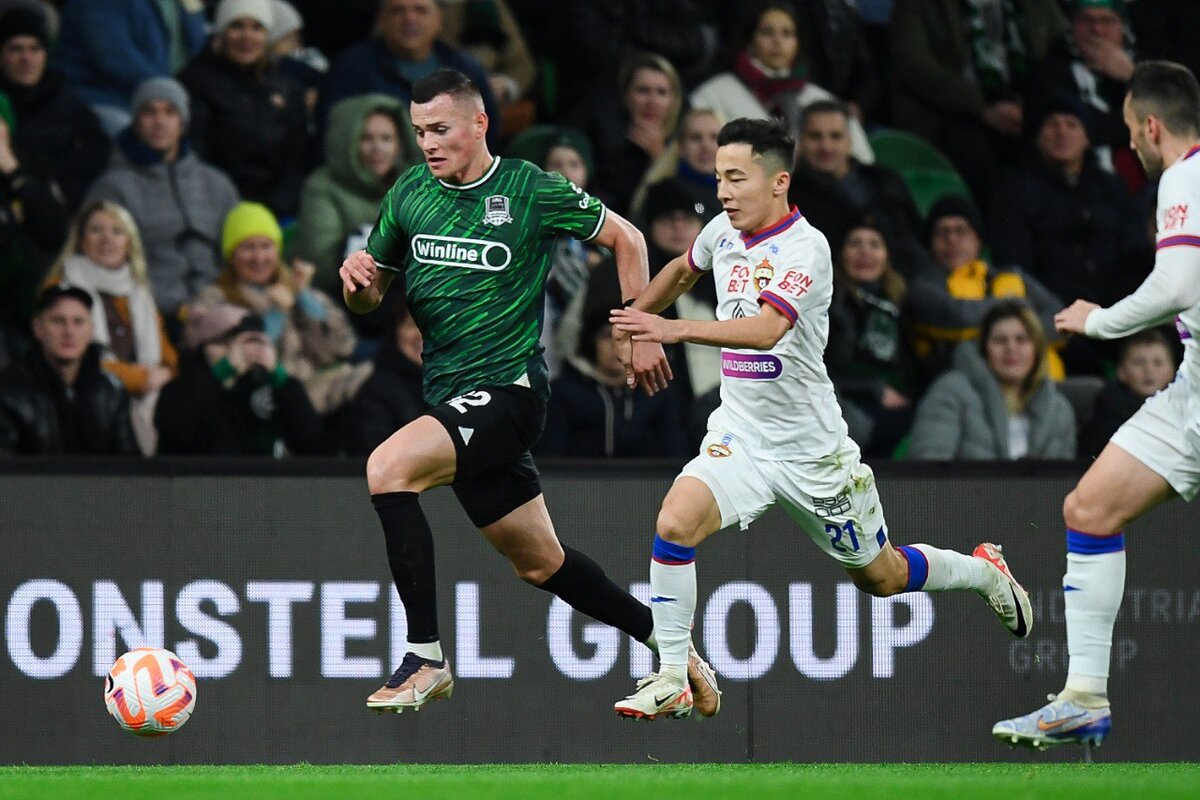    "Краснодар" победил ЦСКА со счетом 1:0 благодаря голу в финале матча. Фото: пресс-служба ФК "Краснодар"