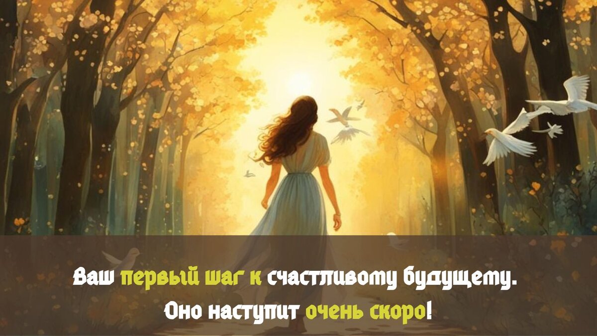 Ваш первый шаг к счастливому будущему. Оно наступит очень скоро!