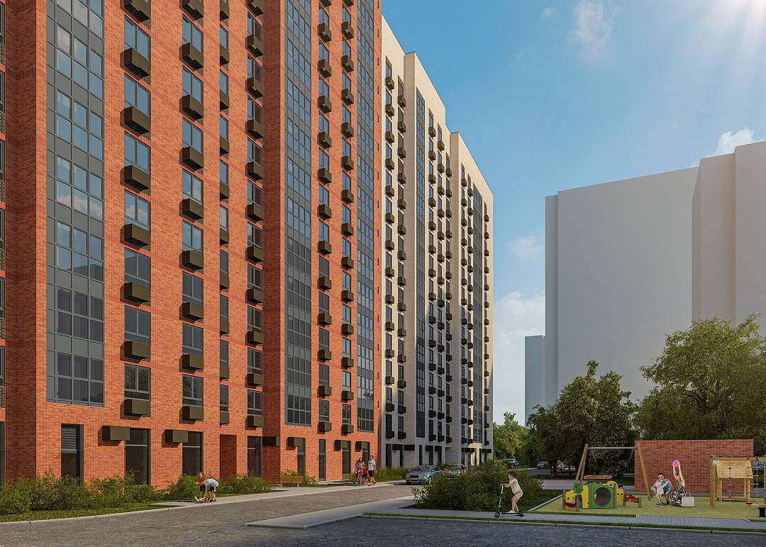 Новый дом по реновации.  Фото с сайта фонда реновации