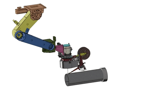 Гифка, поясняющая кинематику принтера