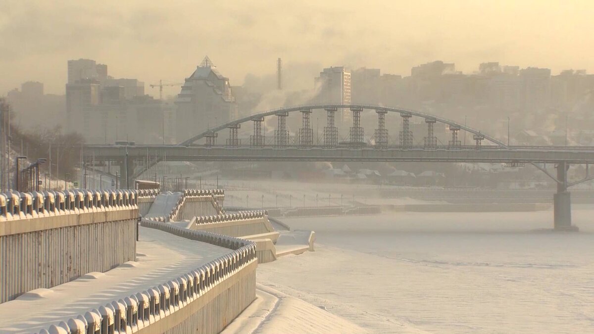    В Уфе побит абсолютный минимум температуры воздуха