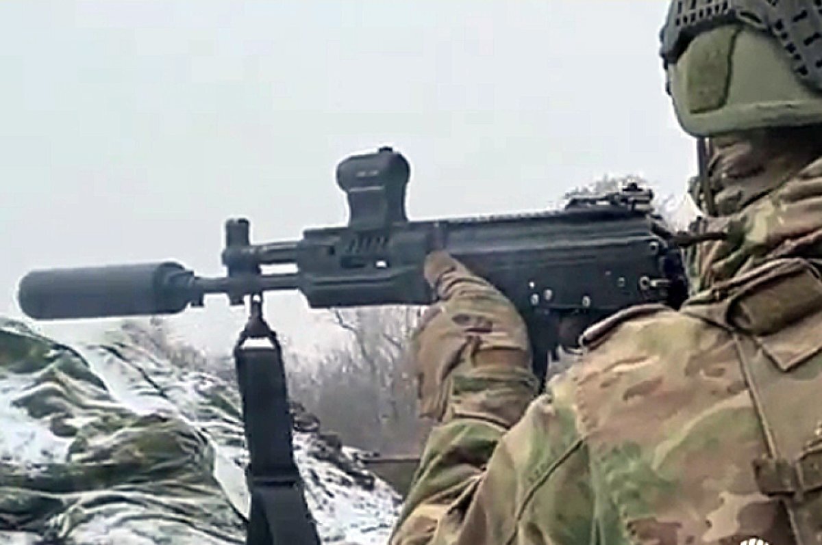    Российские десантники в зоне СВО.