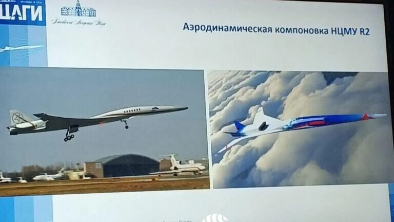    Изображения будущего российского сверхзвукового пассажирского самолета / © РИА Новости