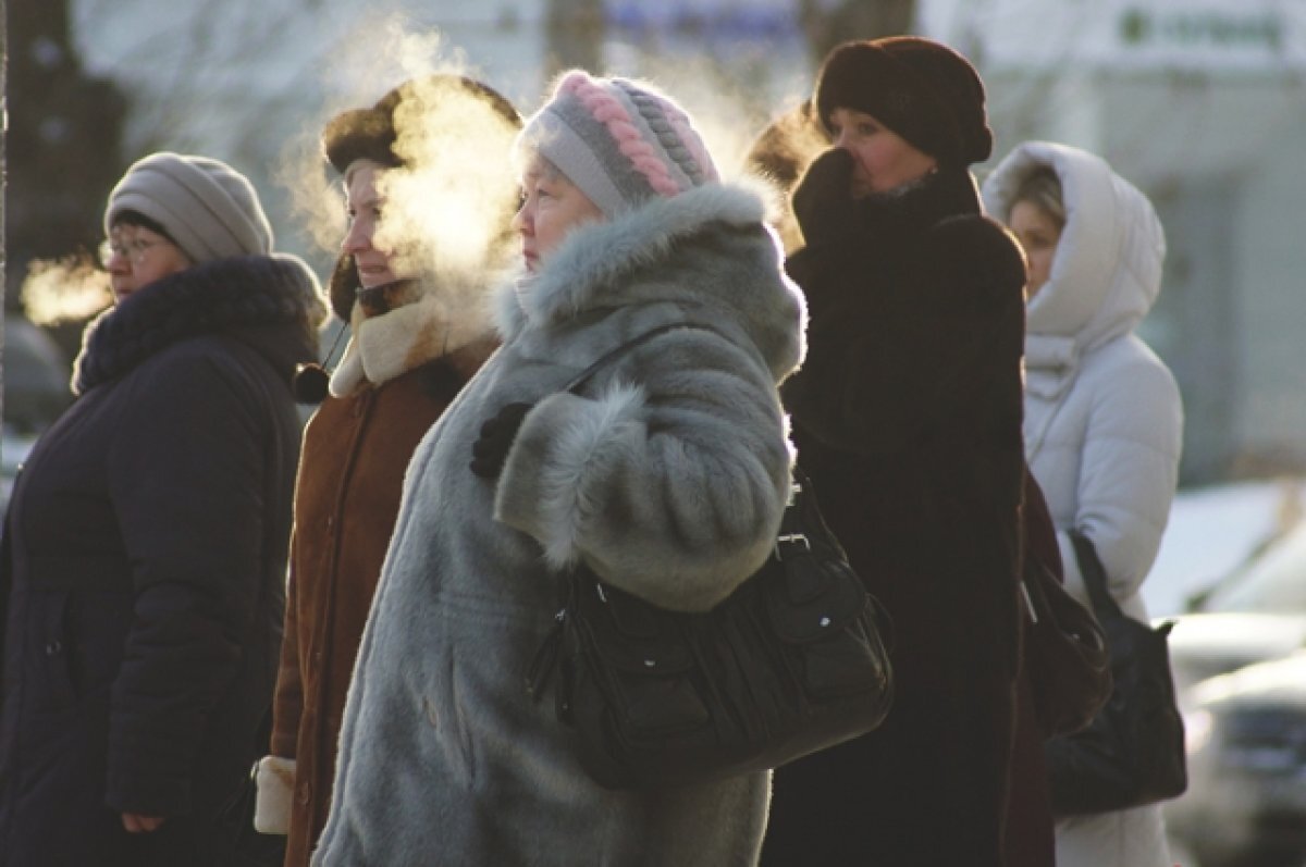    В Перми пятый день подряд фиксируют минимальную температуру ниже -30 ˚