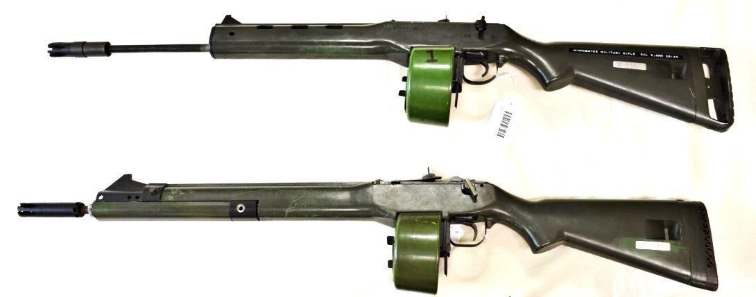 Экспериментальные винтовки Винчестер без подствольного гранатомета.