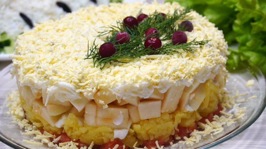 Хотите удивить гостей за праздничным столом... Тогда Сделайте эти салаты👍"Принц и Принцесса"