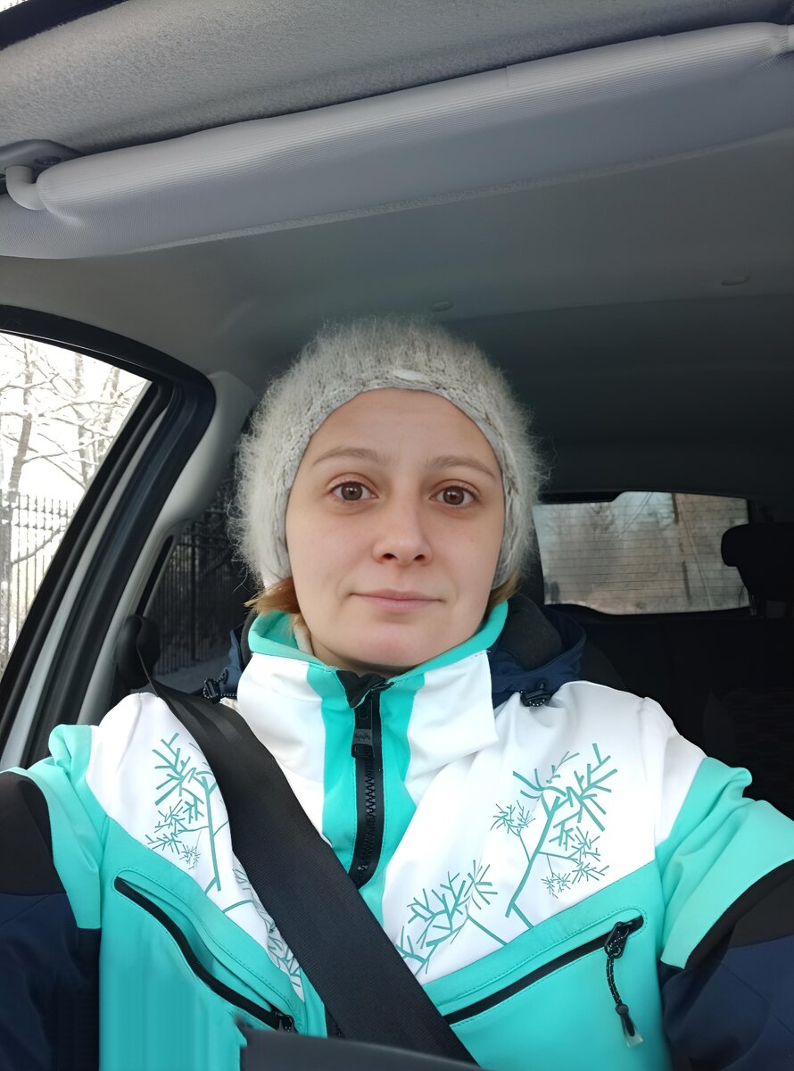 На уроке по вождению