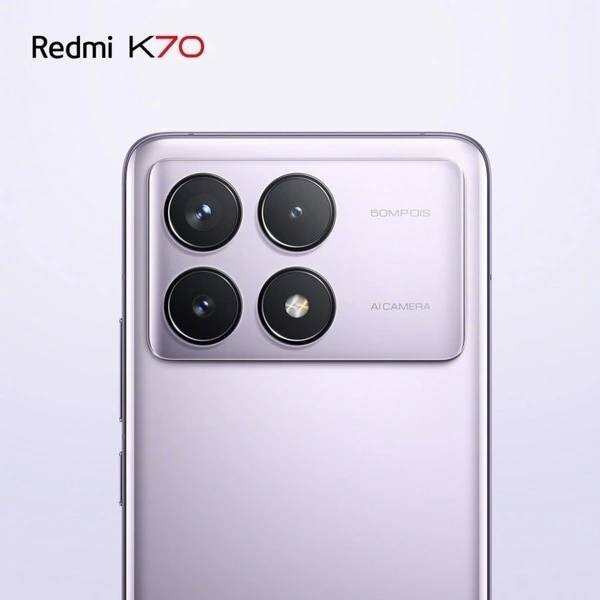 В конце ноября были представлены 3 смартфона в линейке Redmi K70. 
Представляем вашему вниманию главные особенности Redmi K70:


✅ Дисплей AMOLED от TCL C8 с рекордной пиковой яркостью 4000 нит. Разрешение и диагональ: 6,67", QHD+, частота обновлений 120 Гц, ШИМ 3840 Гц.

✅ Процессор: Snapdragon 8 Gen 2.

✅ Тройная основная камера 50 Мп OIS (Light Hunter 800) + 12 Мп ультраширик + 2 Мп

✅ Фронтальная камера 16 Мп

✅ Аккумулятор и зарядка: 5000 мАч, 120 Вт


Ждем новинку в России.