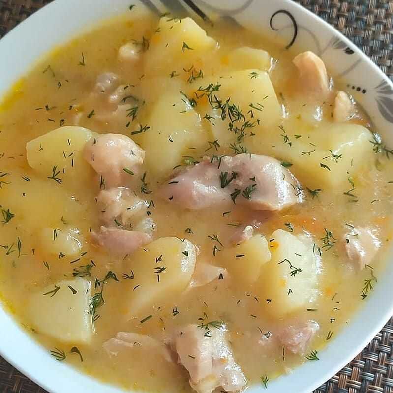 Курица с картошкой