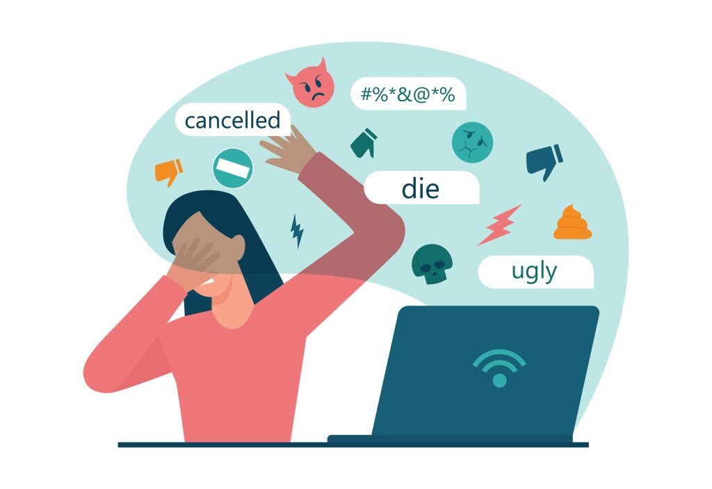 Нападки в интернете. Оскорбление в интернете. Кибербуллинг. Негатив в интернете. Интернет маньяк.