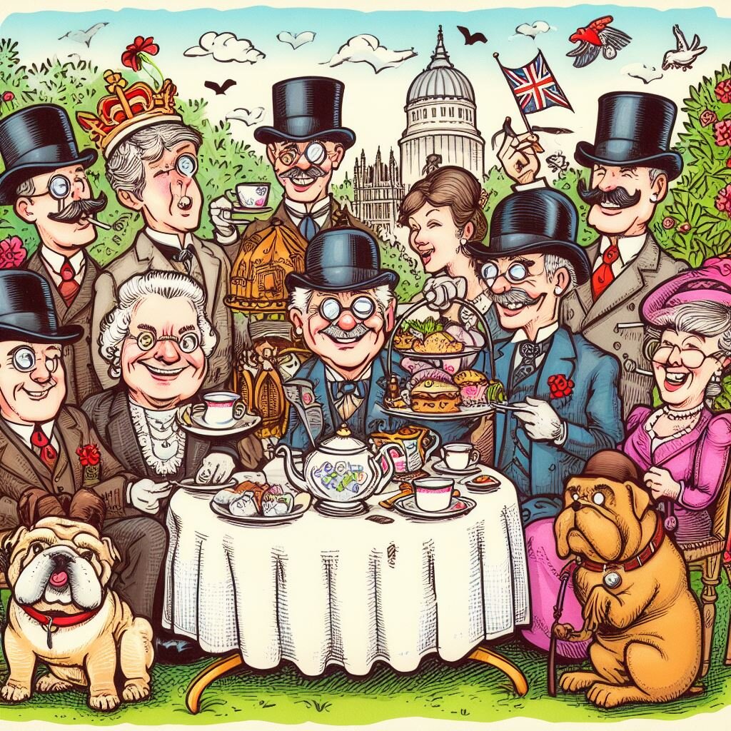 Английский юмор. создано ИИ.