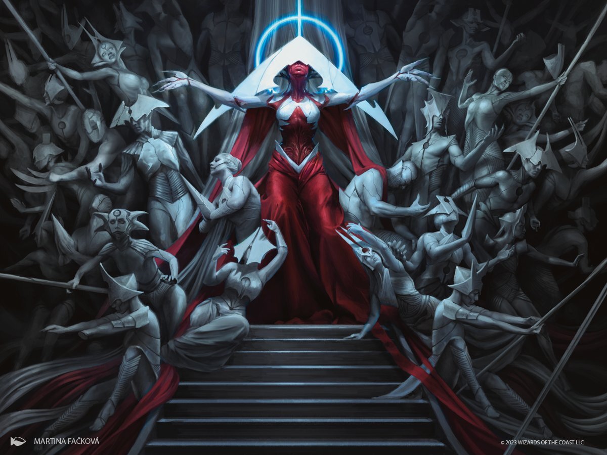 Elesh Norn, Mother of Machines (Phyrexia: All Will Be One) - art by Martina Fackova