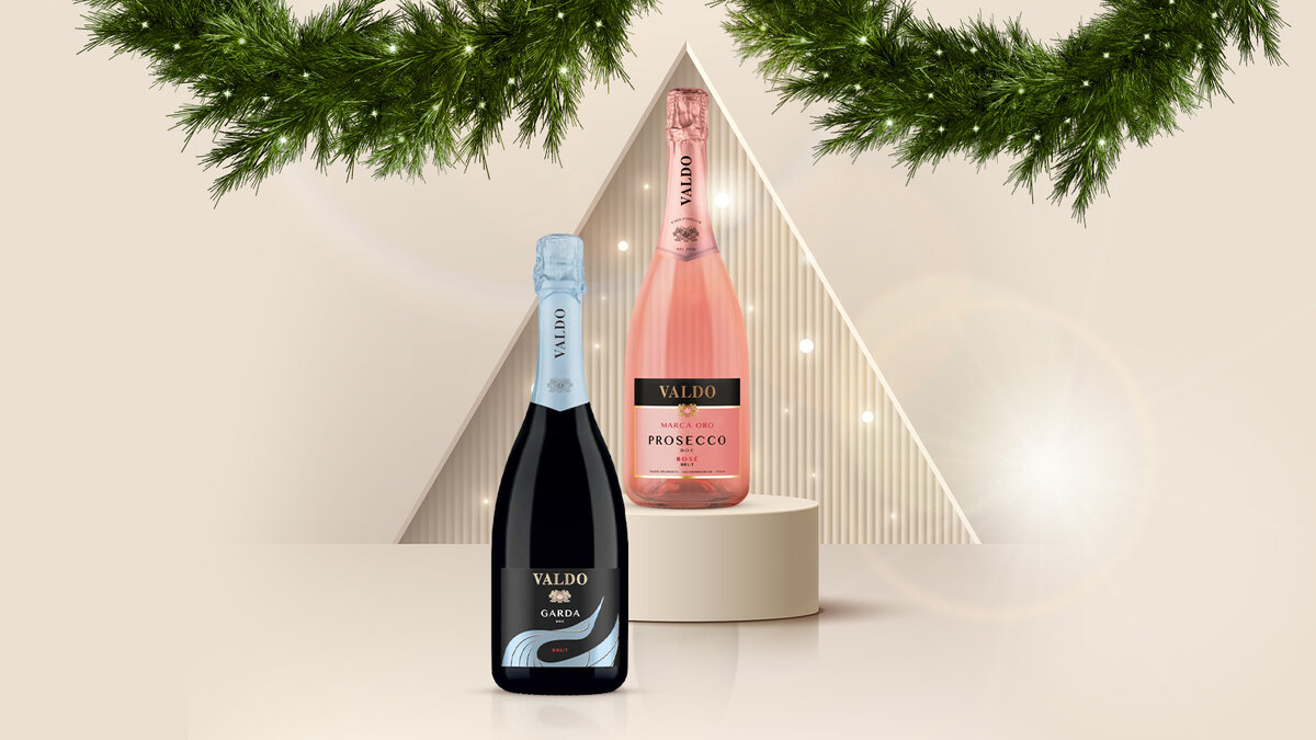 Valdo Garda Brut и Marca Oro Prosecco Rose Brut 