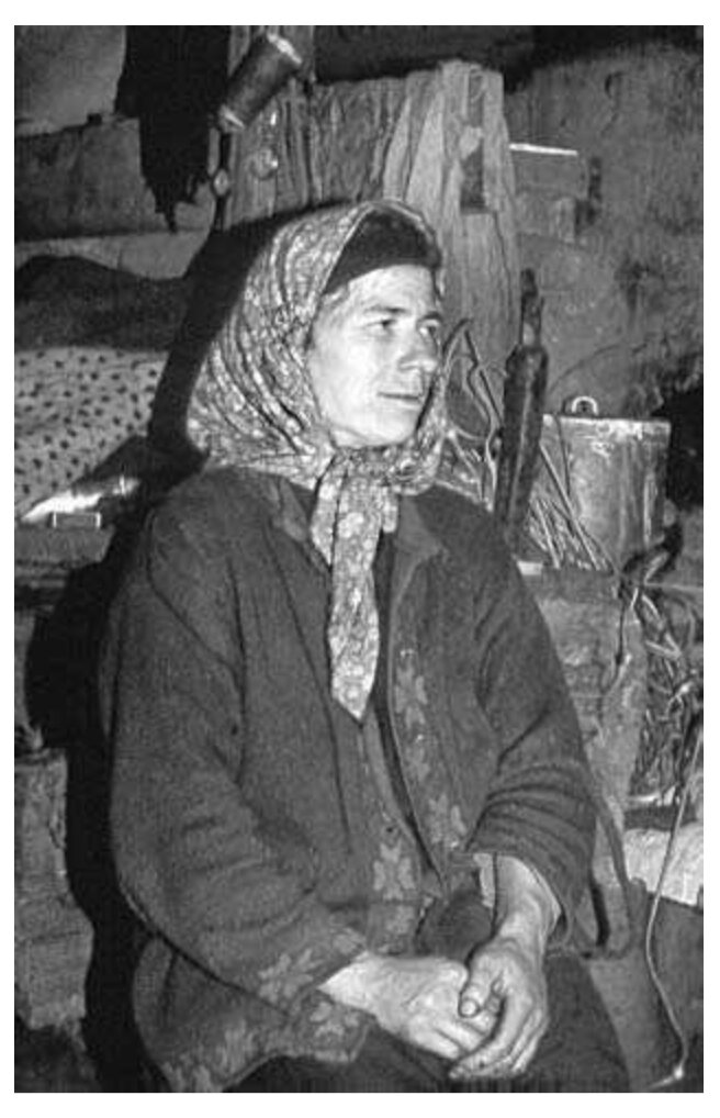 Агафья Карповна Лыкова. Живёт в сибирской глуши 79 лет, единственная из секты