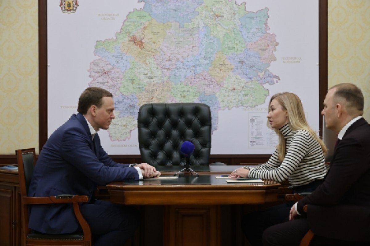    Павлу Малкову представили главу УФНС по Рязанской области Альберта Новикова