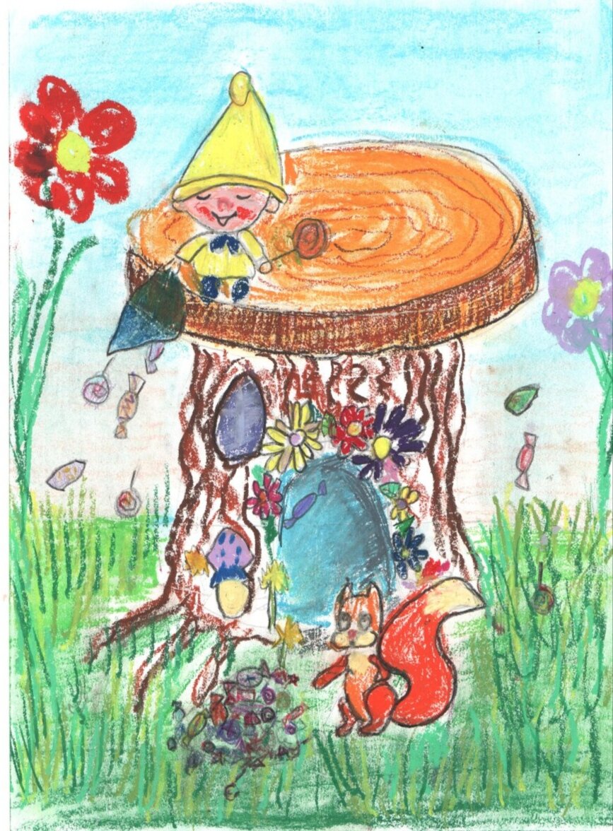 Иллюстрации автора сказки ☺️