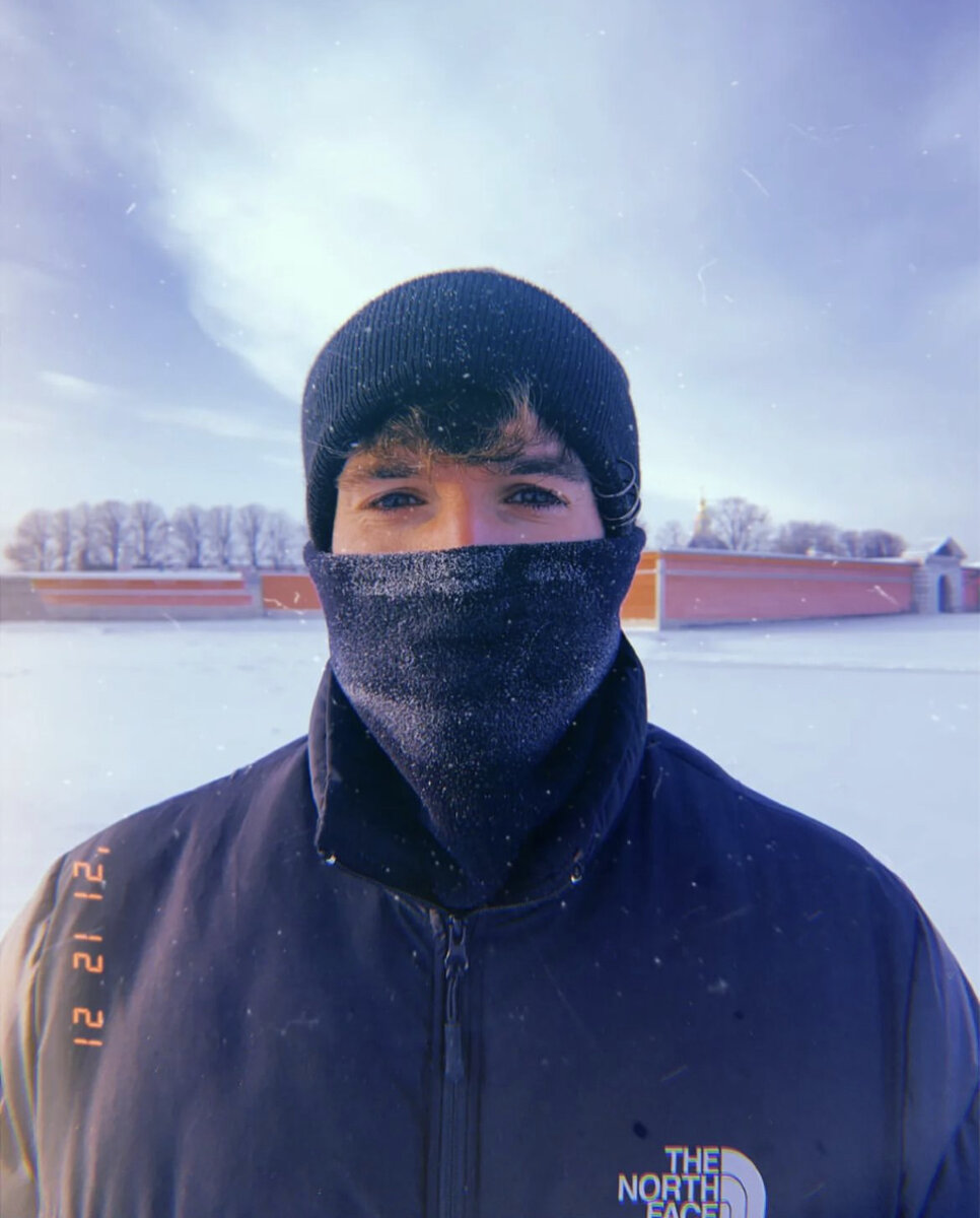 Пешком по Неве в минус 25 (первый раз)